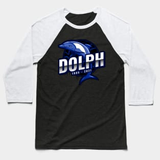 Dolphin Dolph Anime Art Baseball T-Shirt